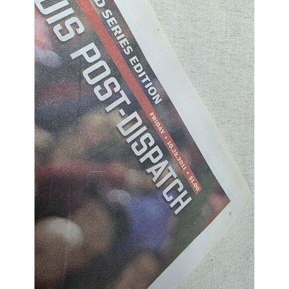 3 St. Louis Post-Dispatch 2011 Cardinals Newspapers – NL Champs & World Series - Picture 12 of 16